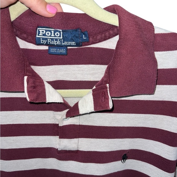 Polo Ralph Lauren Classic Vintage Inspo, Rugby Striped University Vibe, Large - Picture 6 of 7